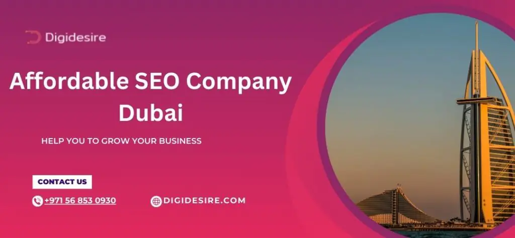 Affordable SEO company dubai