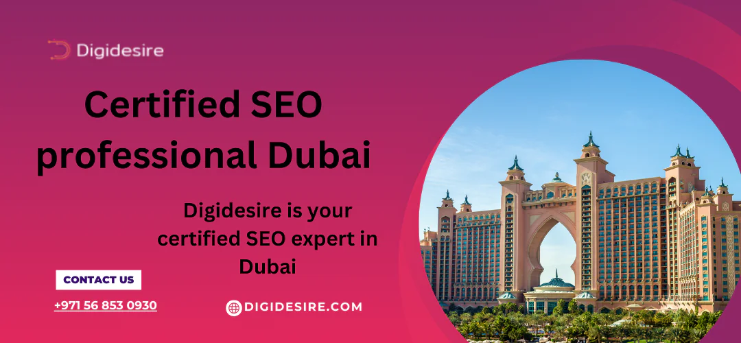 Certified SEO professional in Dubai